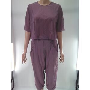 Dance Costume Kelle Large Adult Purple Pockets Contemporary two piece modern